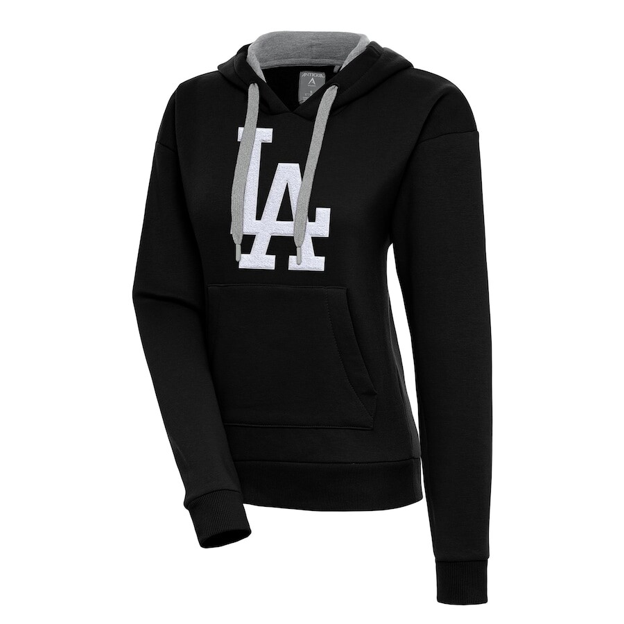 

Пуловер с капюшоном Antigua Los Angeles Dodgers, черный