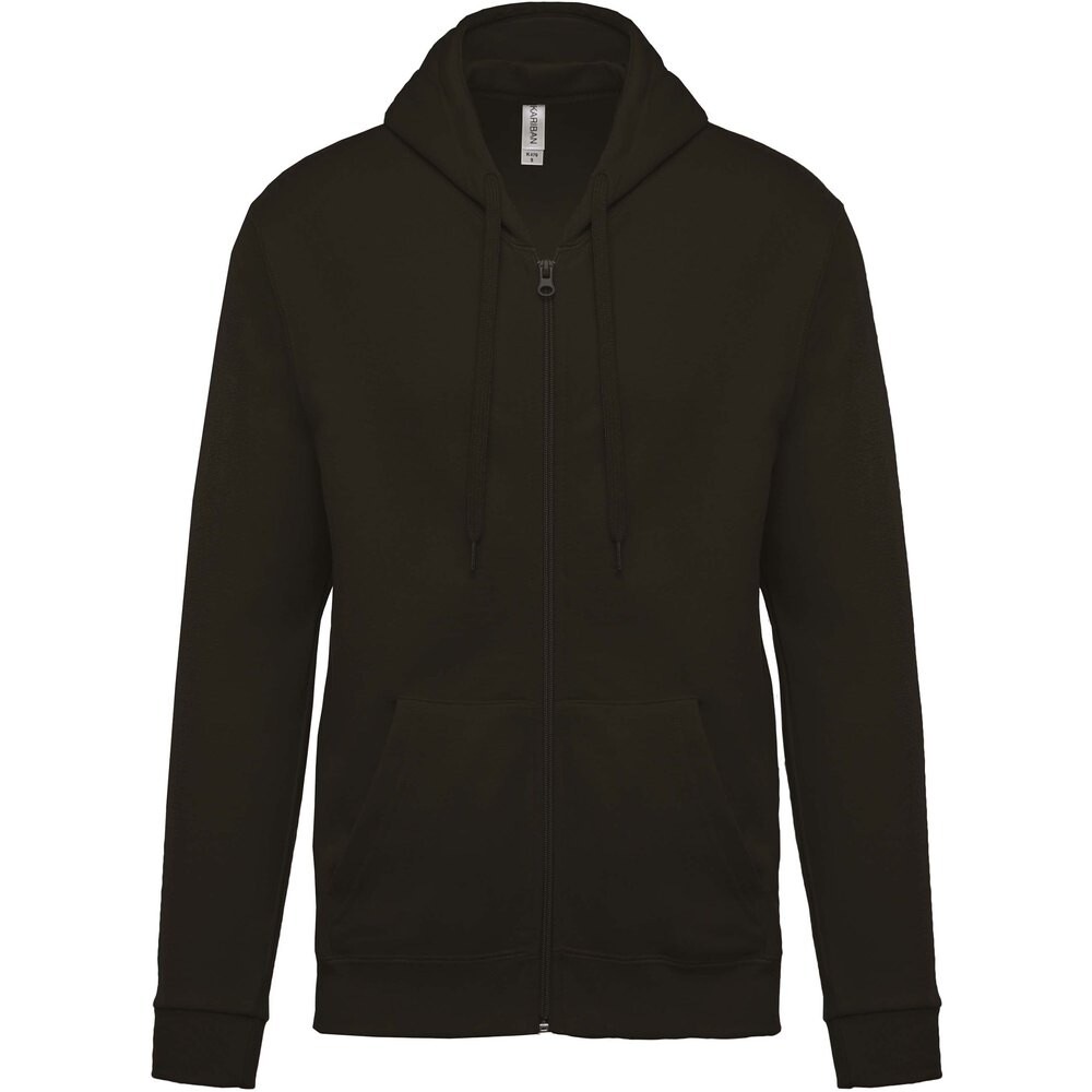 

Толстовка Kariban Hooded With Zip Molleton, серый