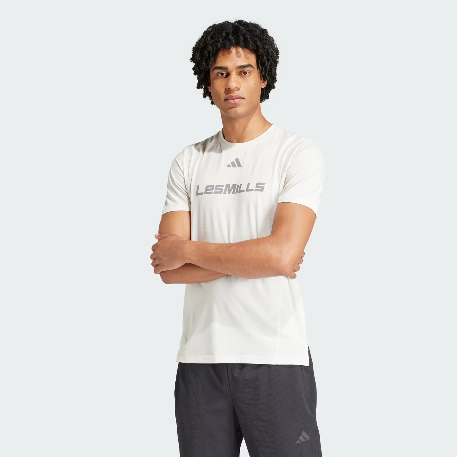 

Футболка с рисунком Les Mills Adidas, цвет Chalk White