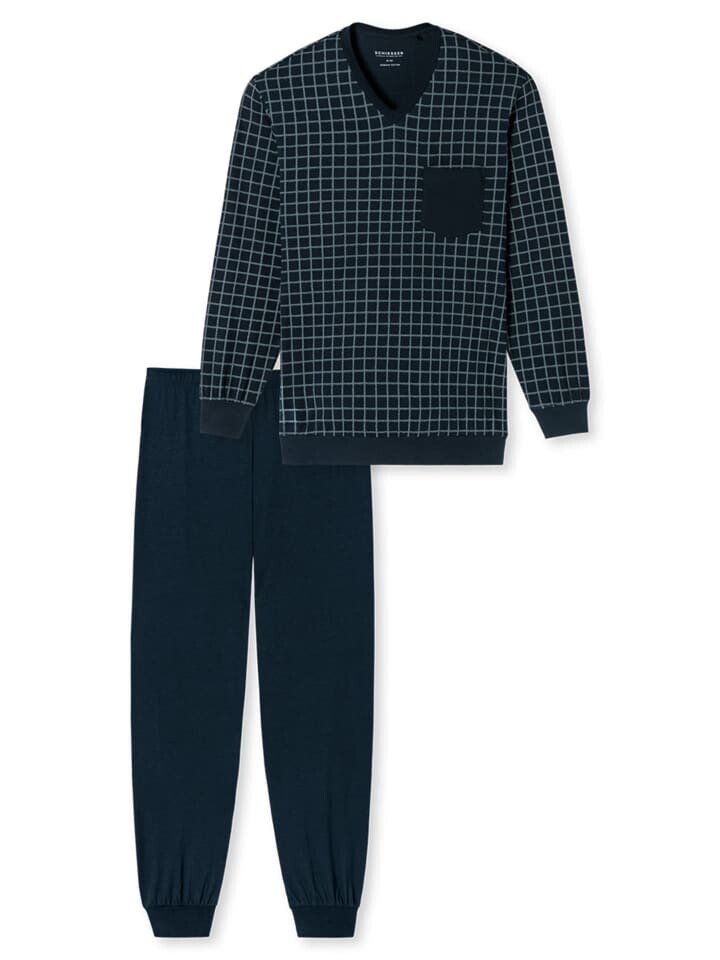 

Пижама Schiesser Comfort Nightwear, цвет jeansblau