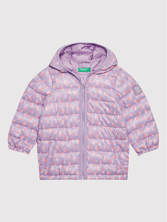 

Пуховик стандартного кроя United Colors Of Benetton, розовый