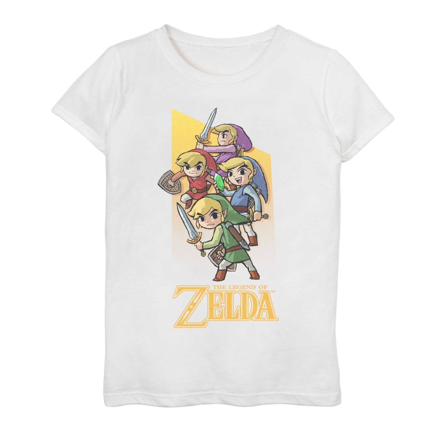 

Футболка Nintendo The Legend of Zelda: Four Swords Adventures для девочек 7–16 лет Licensed Character