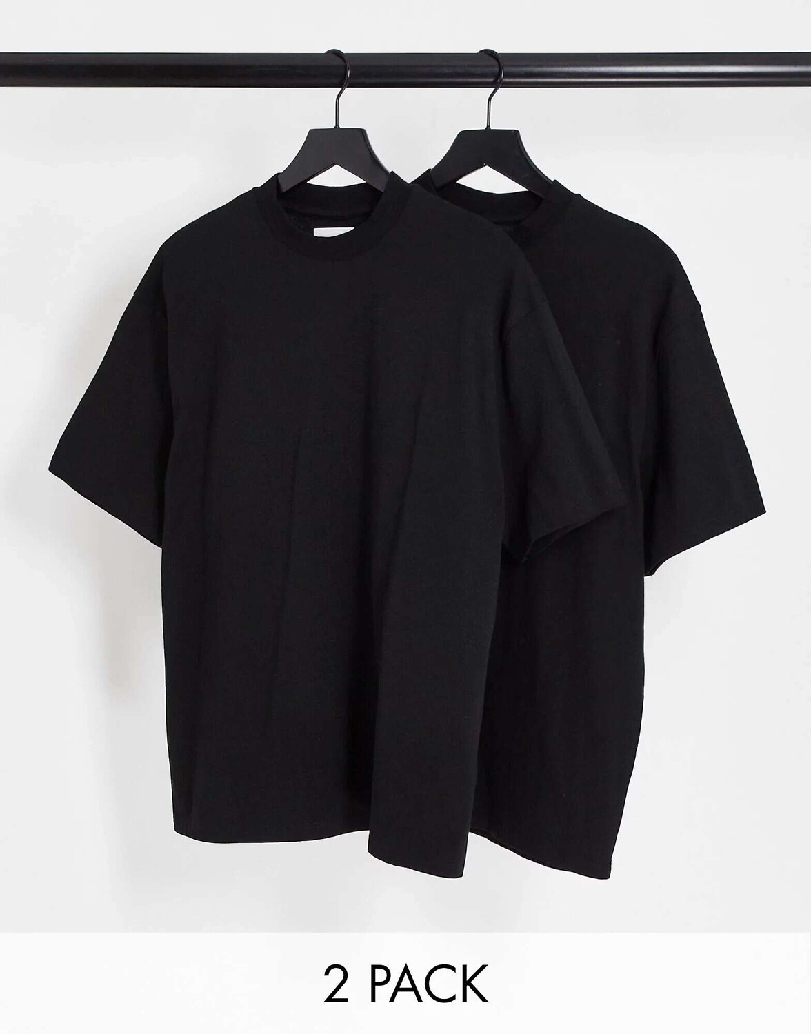 

Пара больших футболок Topman черного цвета, Черный