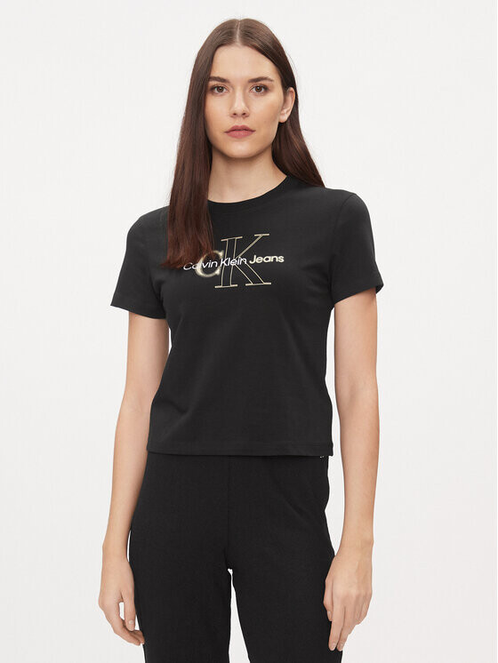 

Футболка стандартного кроя Calvin Klein, черный