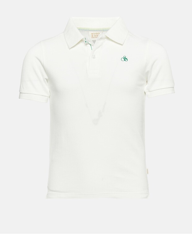 

Рубашка-поло органик Scotch & Soda, экрю