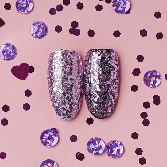 

Блестки для ногтей №508 Pink Glitter, 1,3 г Hi Hybrid, Glam