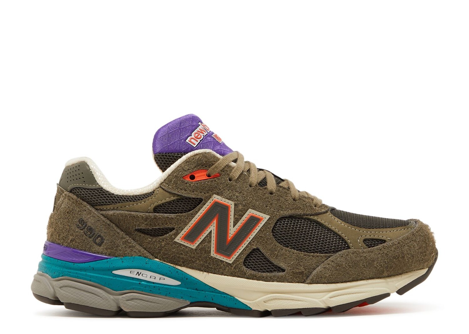 

Кроссовки New Balance Ycmc X 990V3 Made In Usa 'Trailblazers', зеленый, Зеленый;коричневый