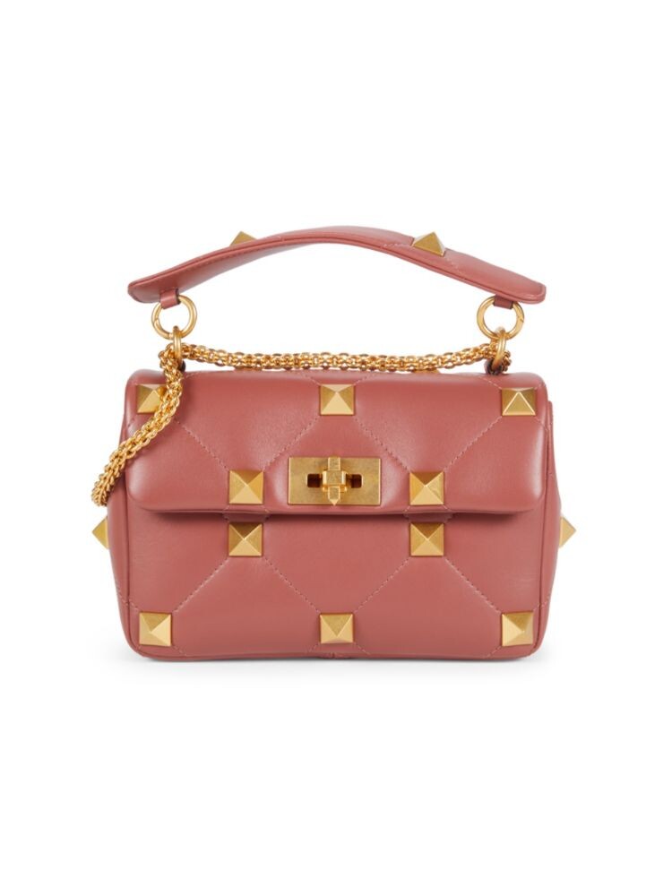 

Кожаная сумка через плечо Rockstud Valentino Garavani, цвет Ginger Bread