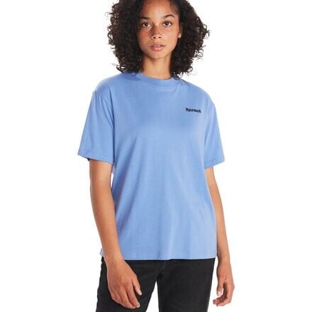 

Футболка Sunshine с короткими рукавами женская Marmot, цвет Getaway Blue