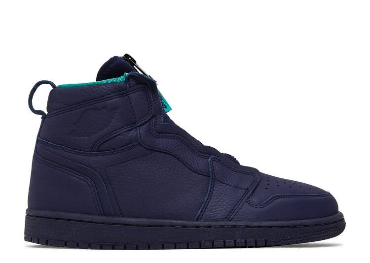 

Кроссовки WMNS AIR JORDAN 1 RETRO HIGH ZIP 'BLACKENED BLUE', черный