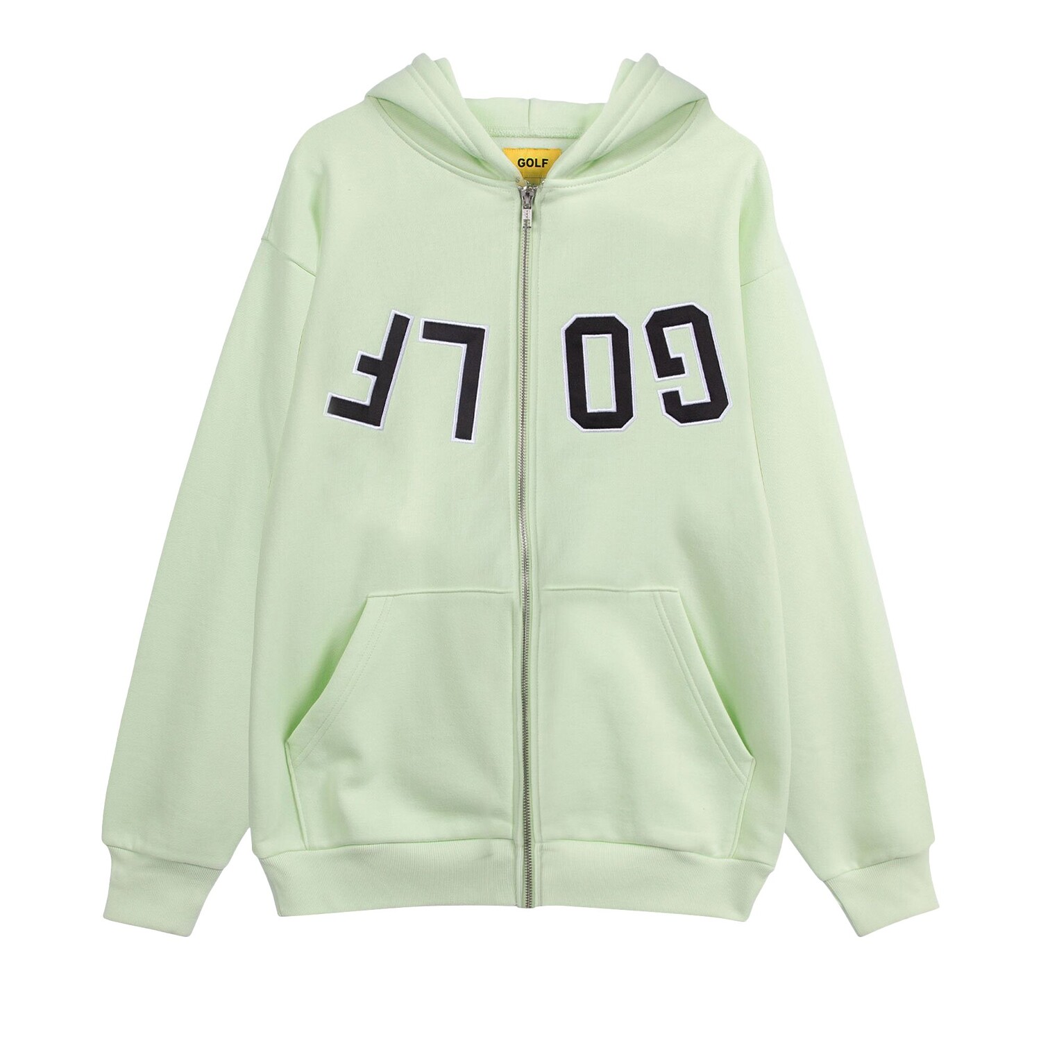 

Толстовка на молнии для колледжа GOLF WANG Зеленая морская пена, Зеленый