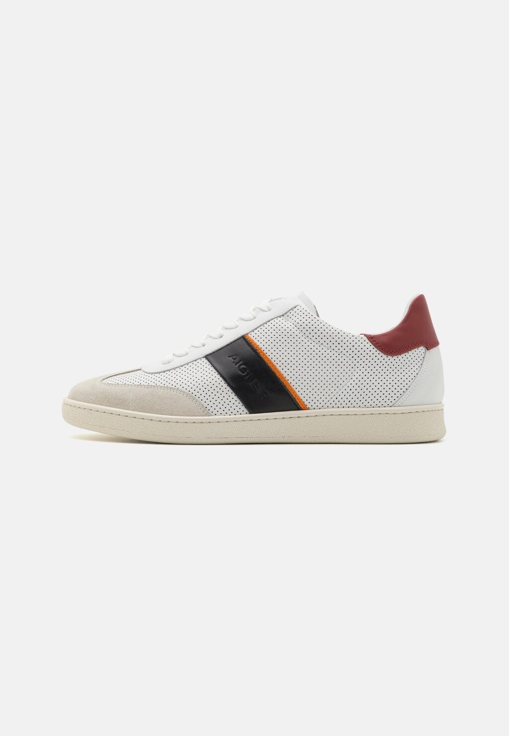 

Кроссовки низкие MARIO AIGNER, цвет white/red