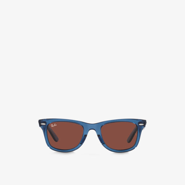

Солнцезащитные очки wayfarer из ацетата rb2140 в квадратной оправе Ray-Ban, синий