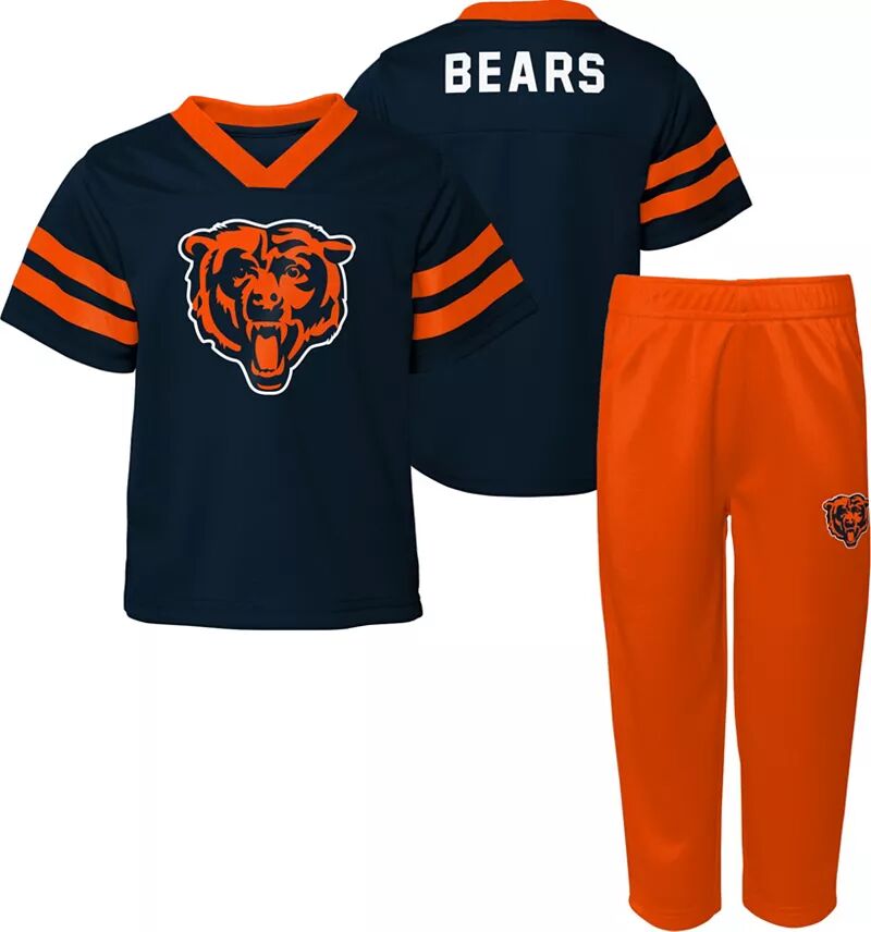 футболка team apparel размер xl бордовый Комплект футболок команды Nfl Team Apparel для младенцев Chicago Bears Redzone