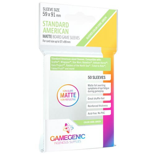 

Карточная игра Gamegenic Gamegenic Matte Sleeves: Standard American