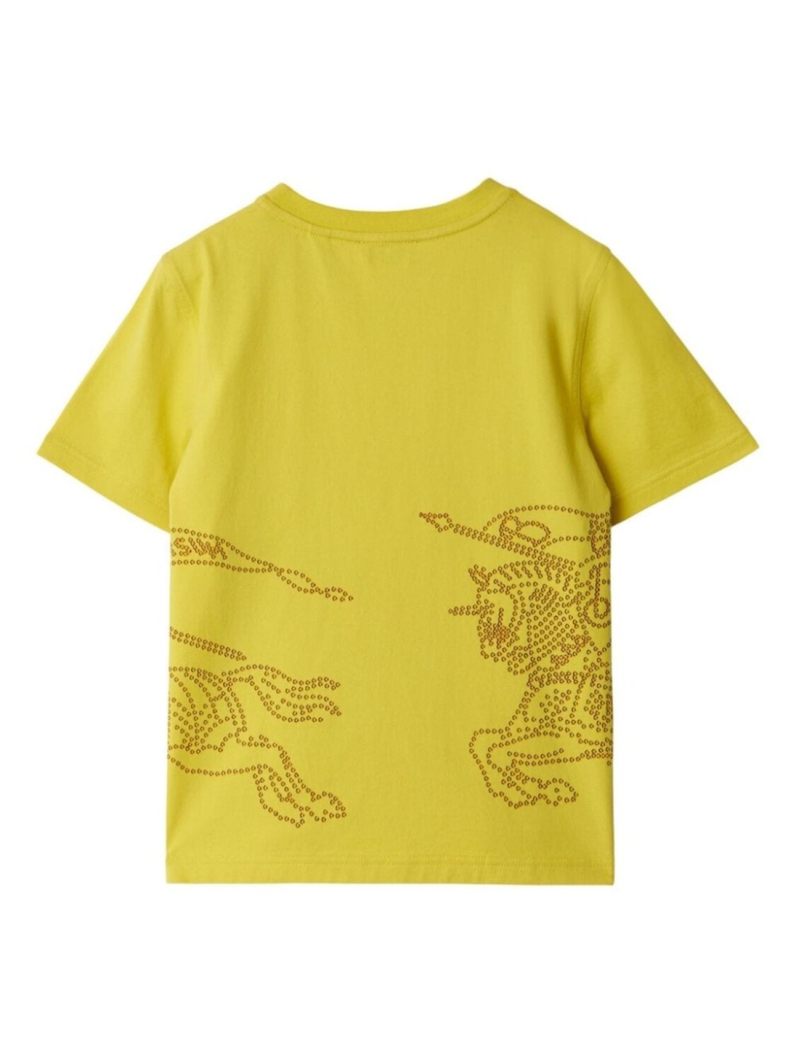 

Burberry Kids футболка EKD из хлопка с круглым вырезом, желтый