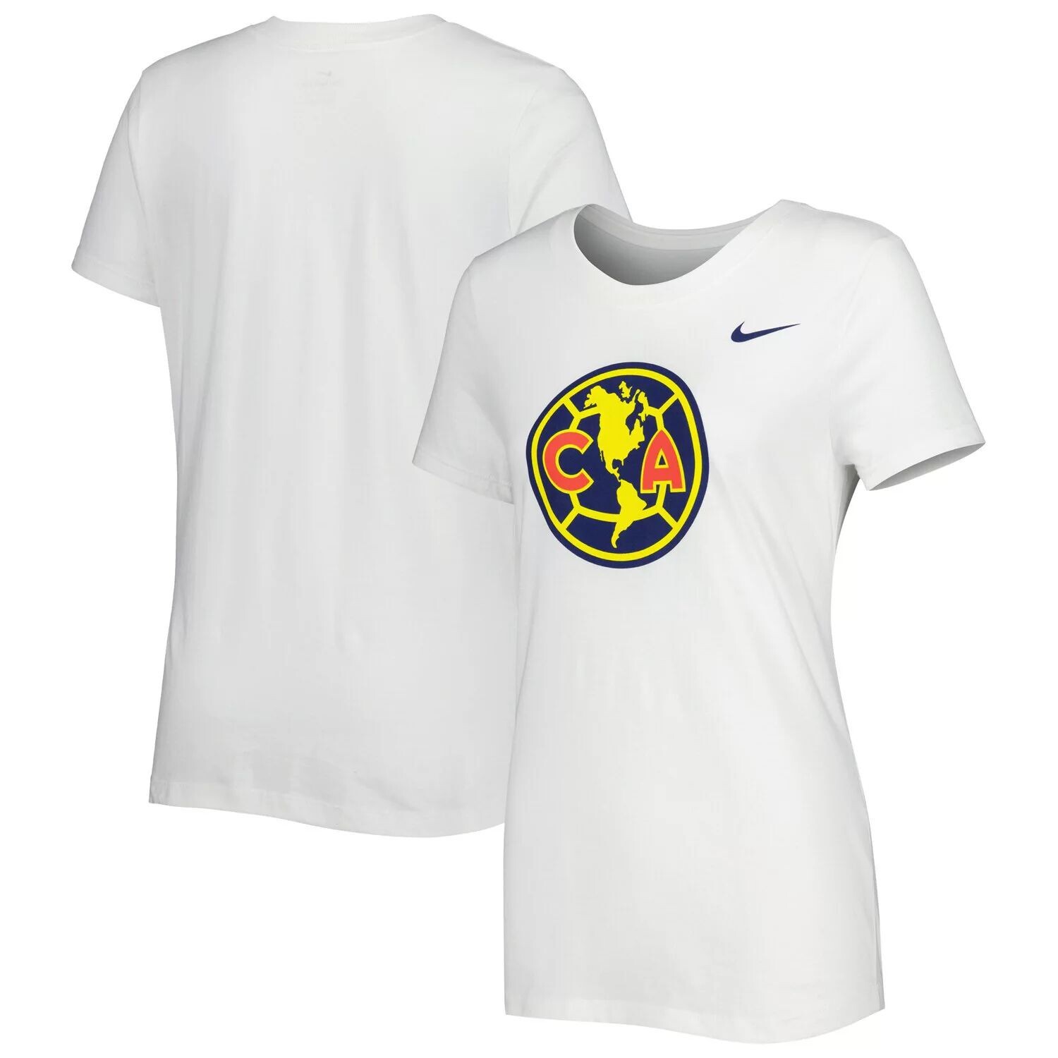 

Женская футболка Nike White Club America Club Crest Nike