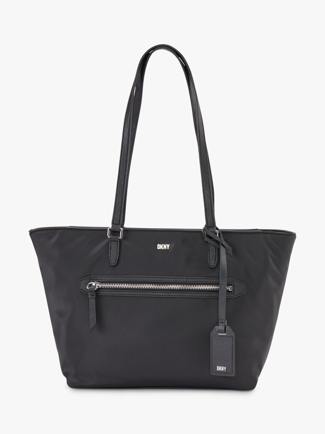 

Нейлоновая большая сумка DKNY Casey, черный/серебристый