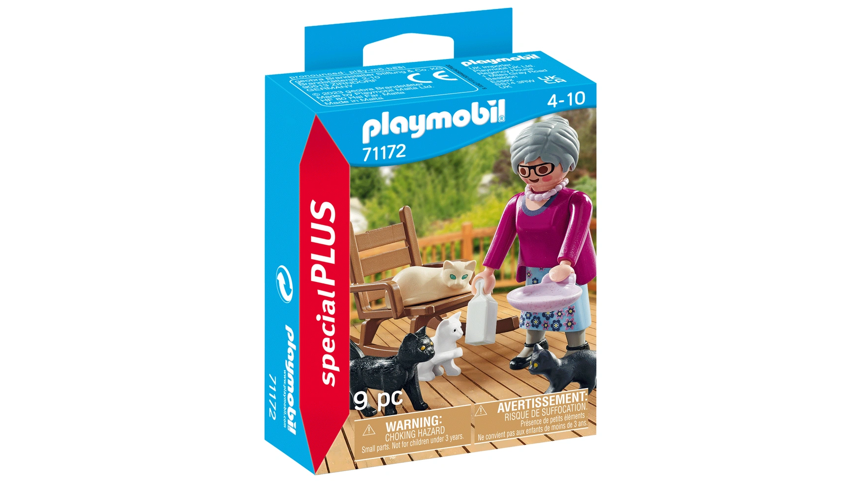 Special plus бабушка с кошками Playmobil special plus полицейский с собакой следопытом playmobil