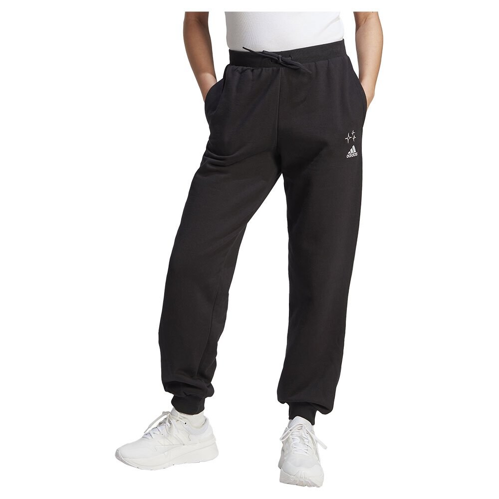 

Брюки adidas Sportswear Scribble Embroidery French Terry Joggers, черный