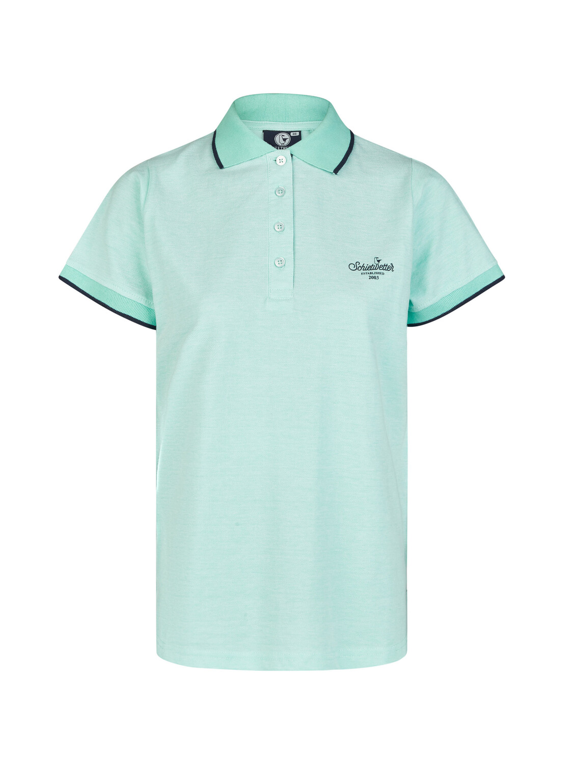 

Поло SCHIETWETTER Polo Shirt Kania, 100% Baumwolle,, цвет green/white