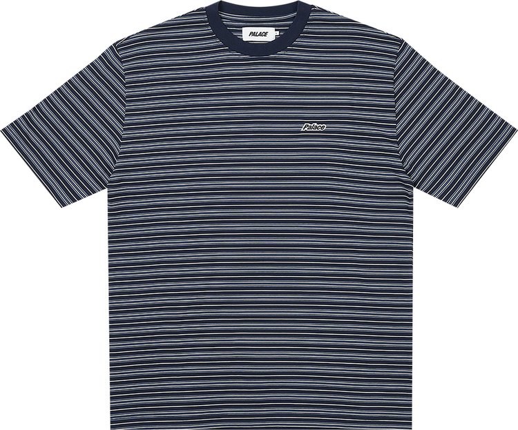 

Футболка Palace Boxy Stripe 'Navy', синий