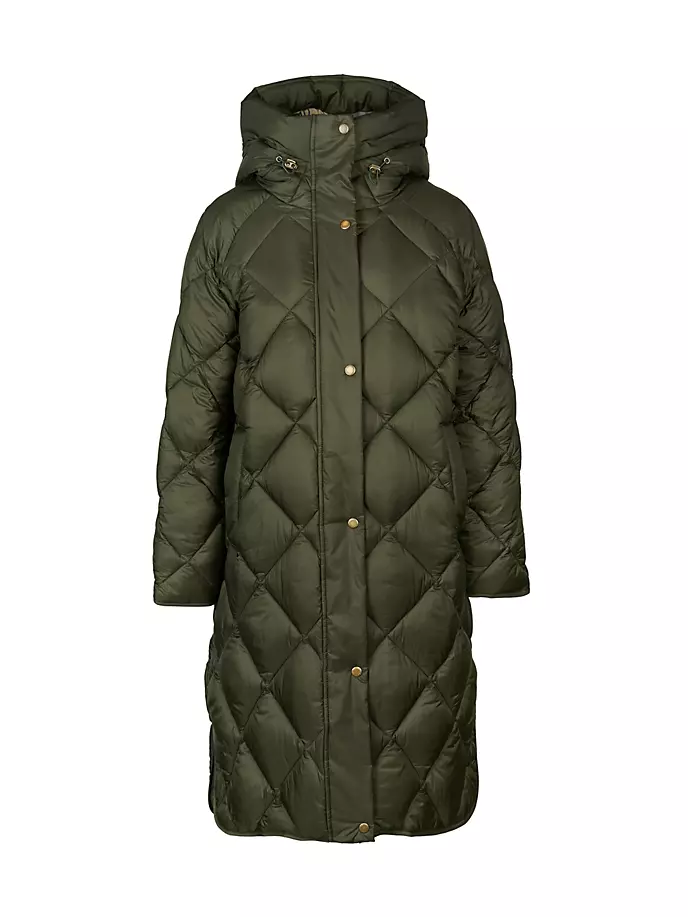 

Стеганое нейлоновое пальто Sandyford Barbour, цвет sage dress