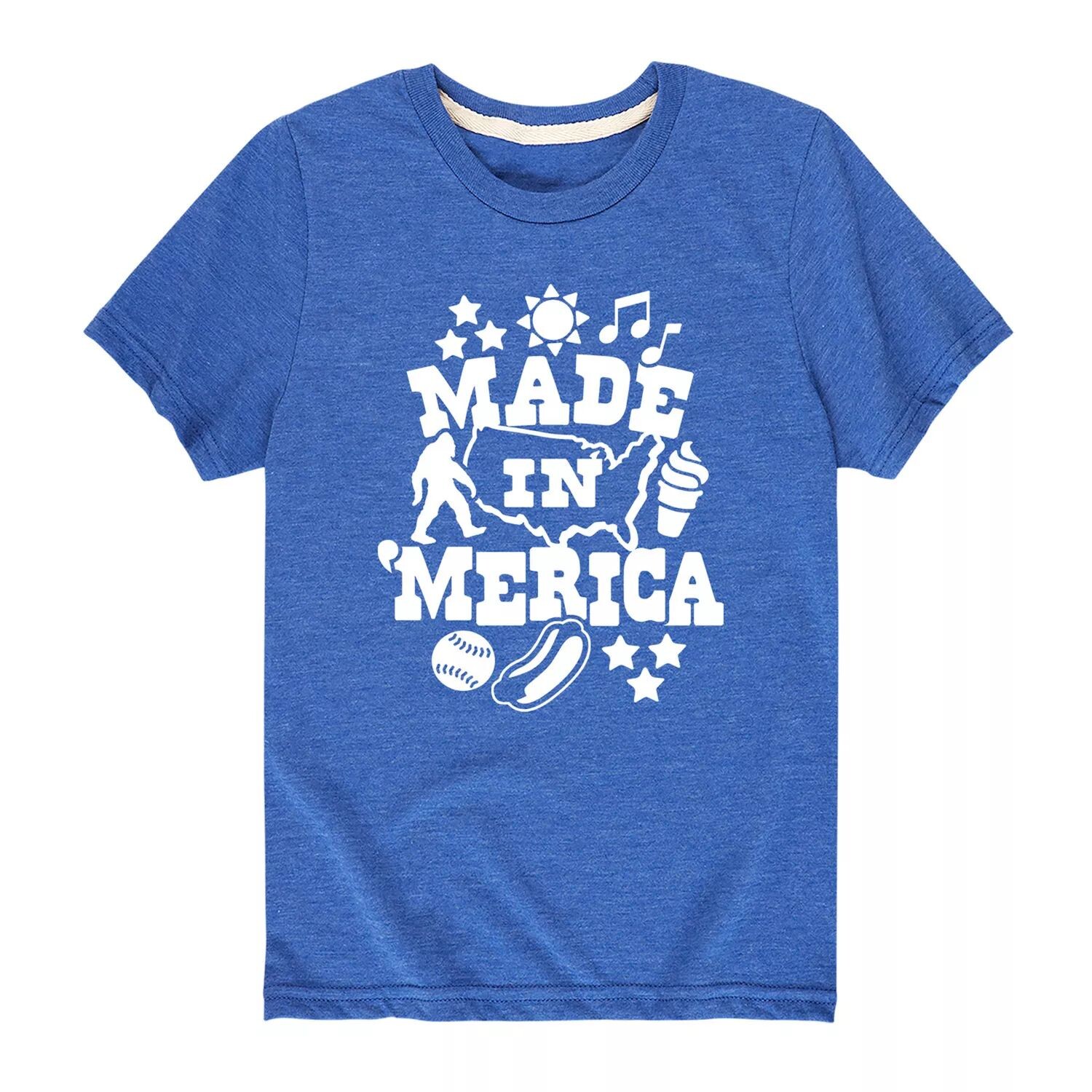 

Футболка Made In Merica для мальчиков 8–20 лет с рисунком Licensed Character