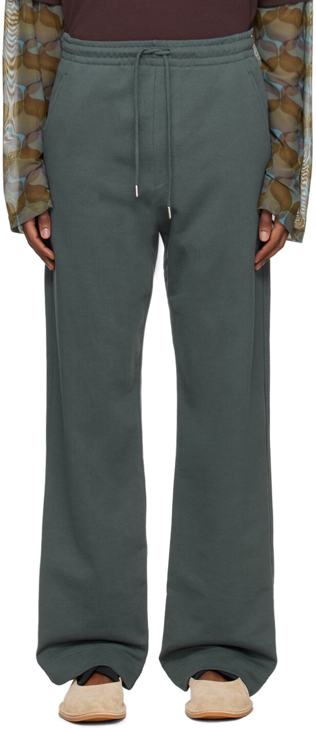 

Синие спортивные штаны на кулиске Dries Van Noten