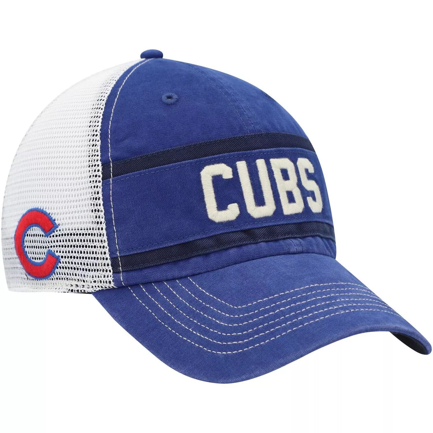 

Мужская кепка '47 Royal/Natural Chicago Cubs Juncture Clean Up Trucker Snapback