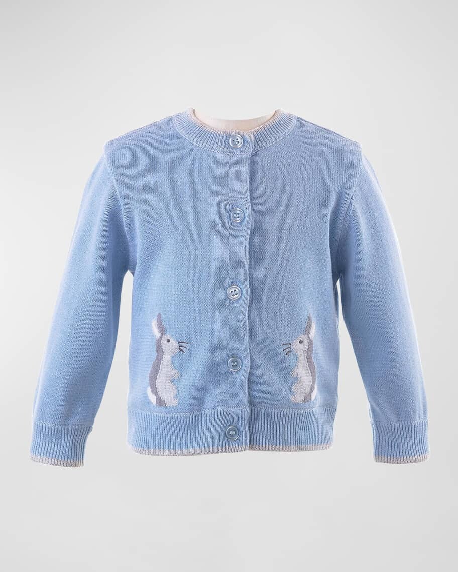 

Кардиган Girl's Bunny Intarsia, размер Newborn-12M Rachel Riley