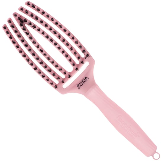 Кисть Olivia Garden Finger Brush Medium Love your Art Розовая щетка для волос