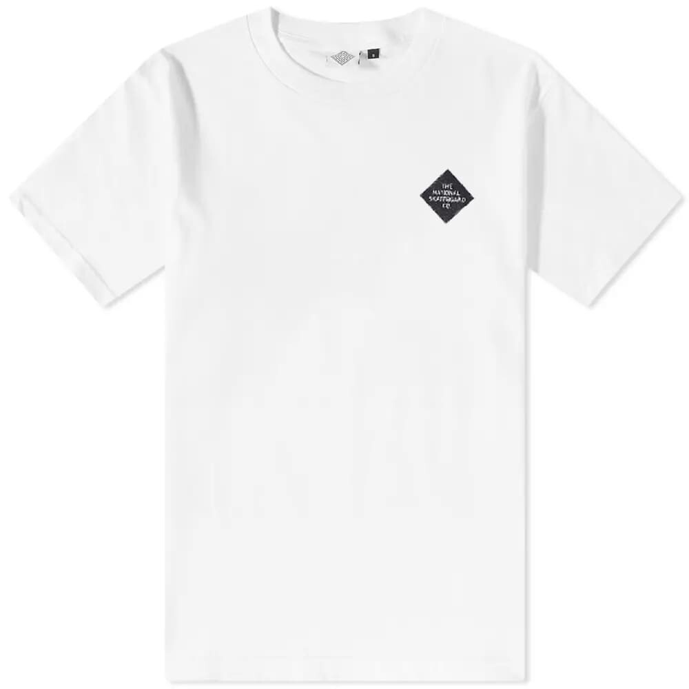 

Футболка с логотипом The National Skateboard Co., белый
