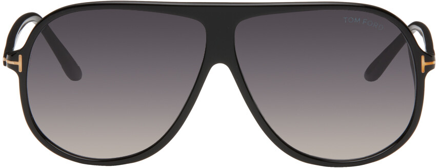 

Черные блестящие солнцезащитные очки Spencer TOM FORD