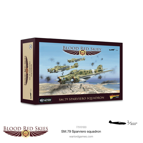 Фигурки Blood Red Skies: Sm.79 Sparviero Squadron Warlord Games