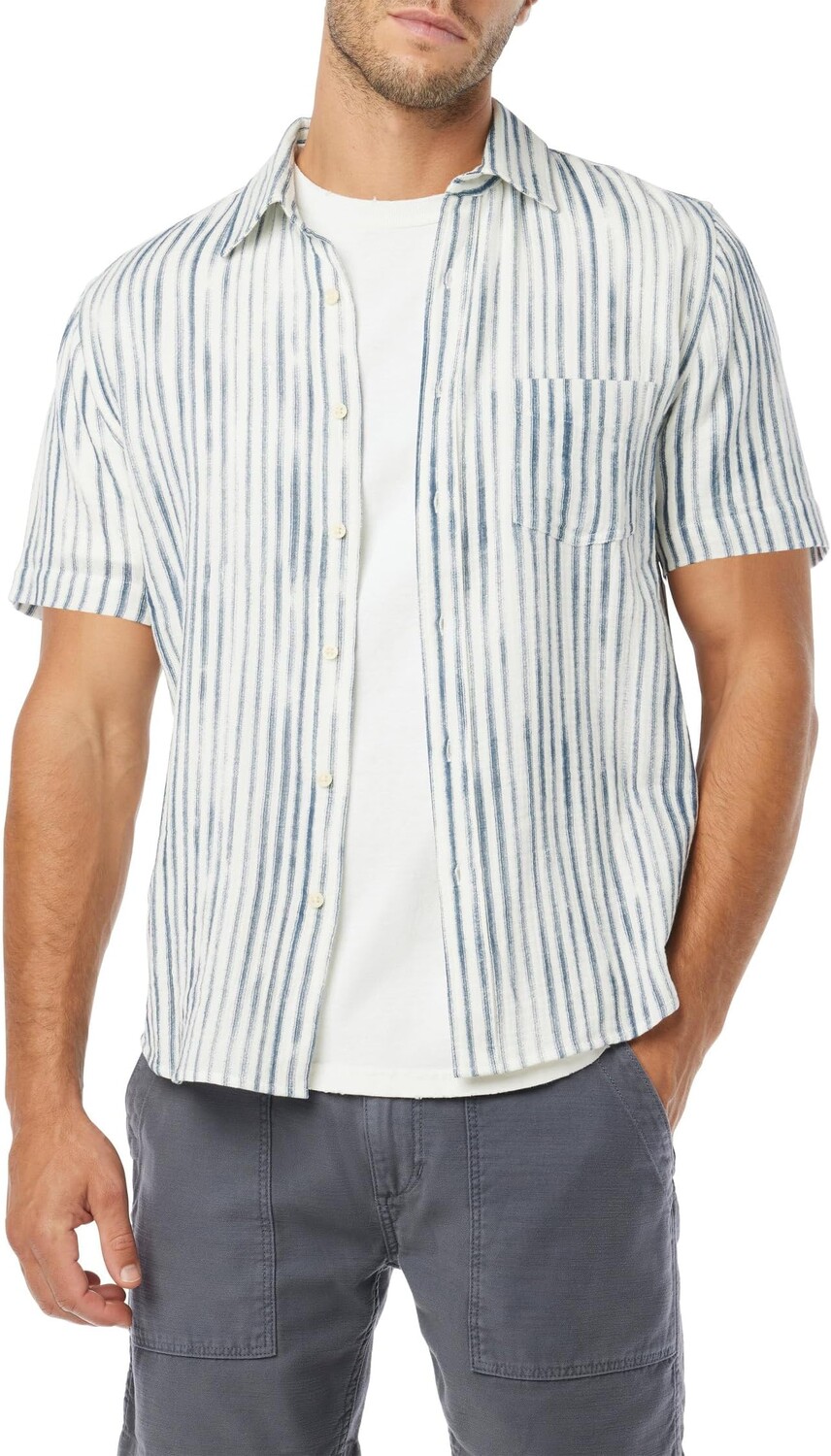 

Рубашка Joe's Jeans Scott Short Sleeve Shirt, цвет Painter Stripe