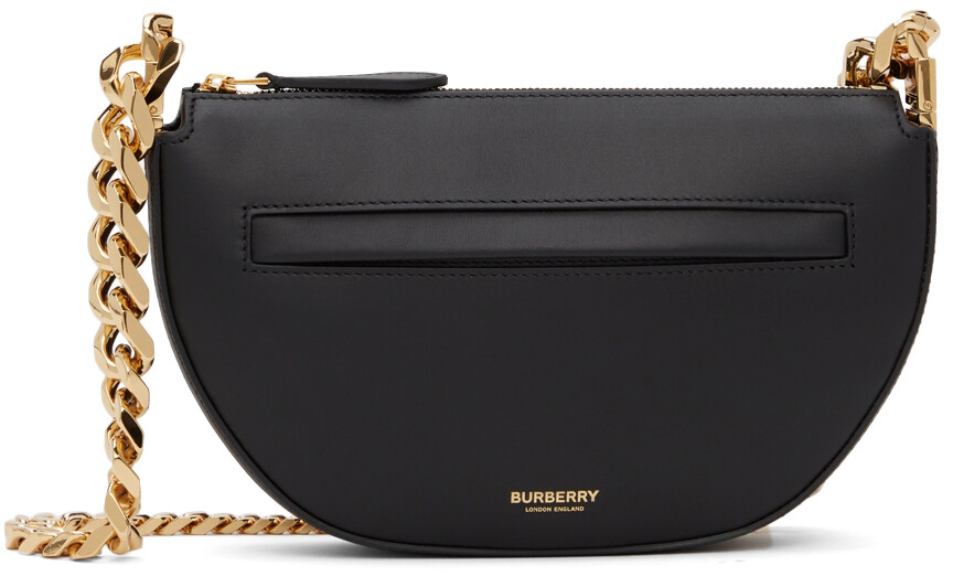 

Черная сумка через плечо Mini Olympia Burberry