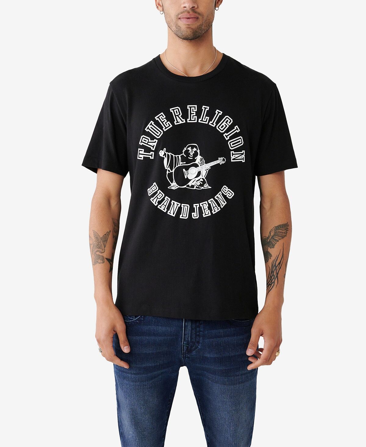 

Мужская футболка с короткими рукавами TRBJ Buddha True Religion