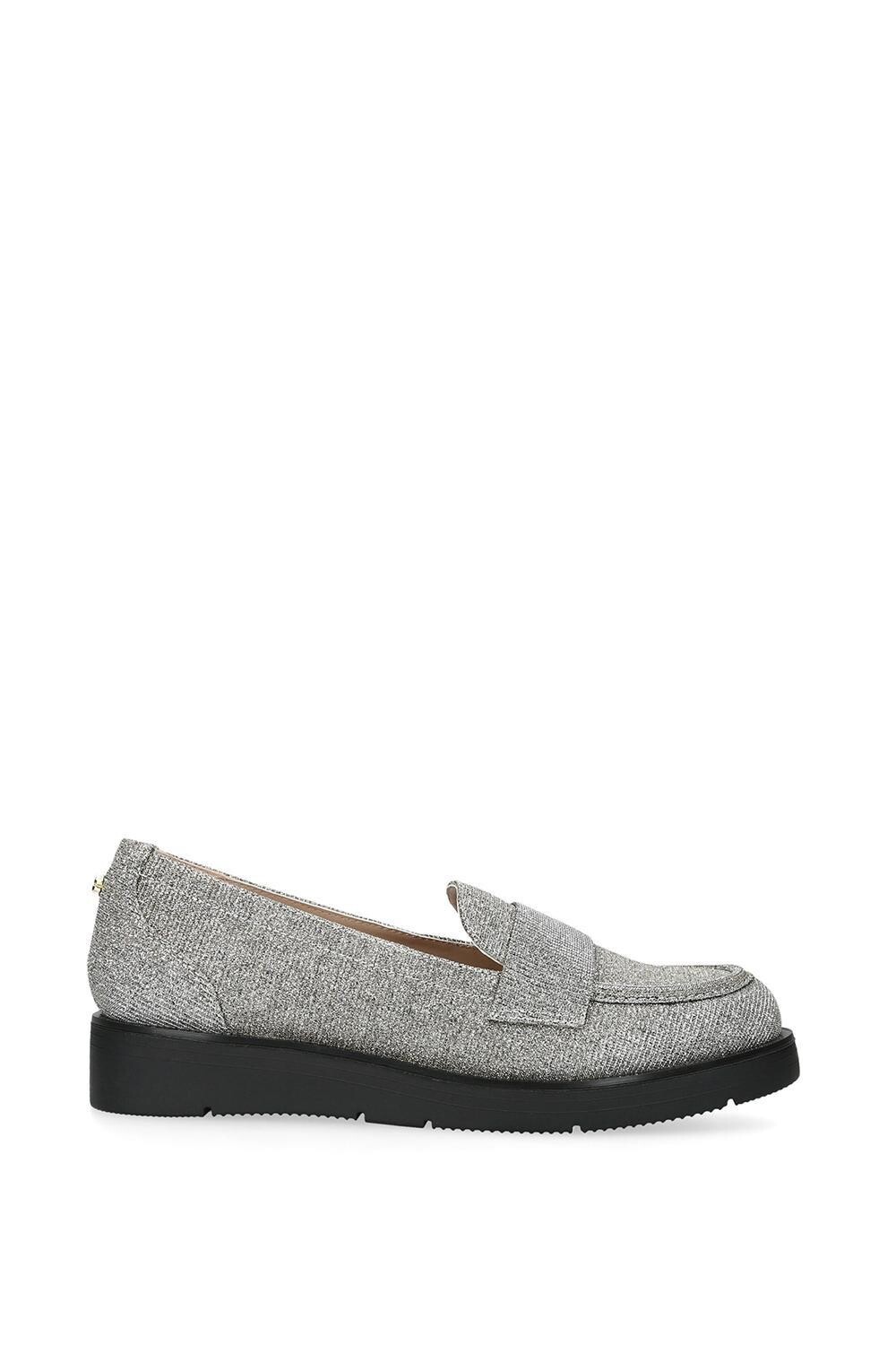 

Туфли на плоской подошве из ткани "Небо" Carvela, золото