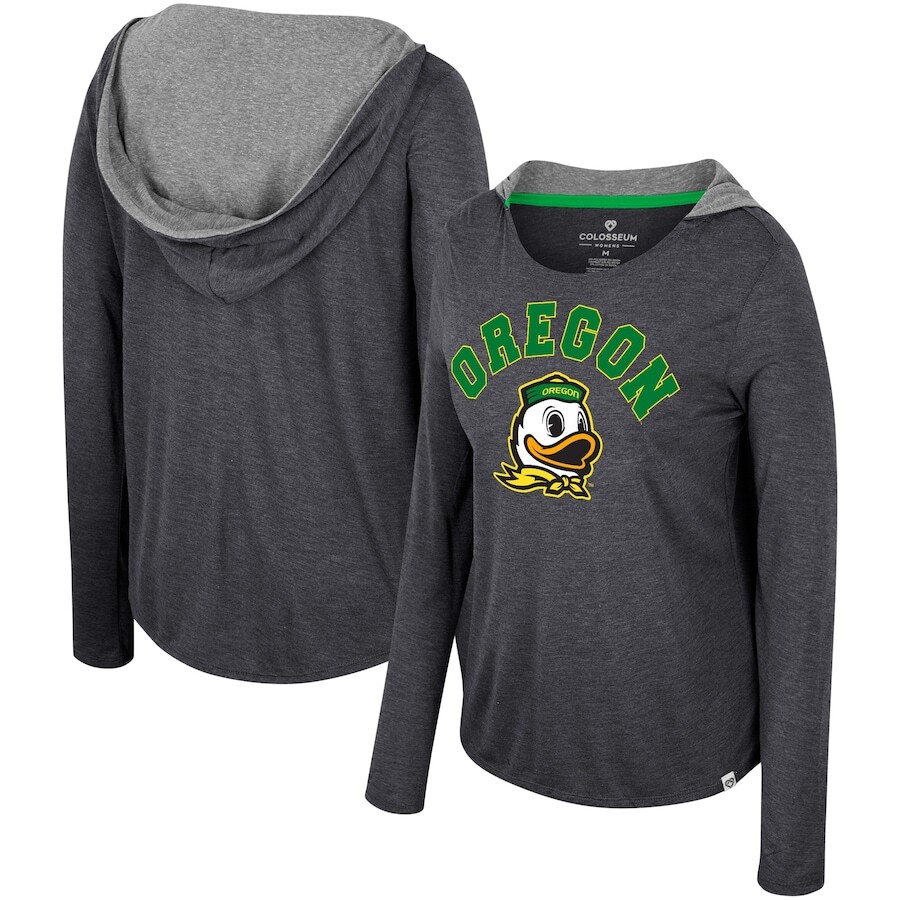 

Футболка с длинным рукавом Colosseum Oregon Ducks, черный