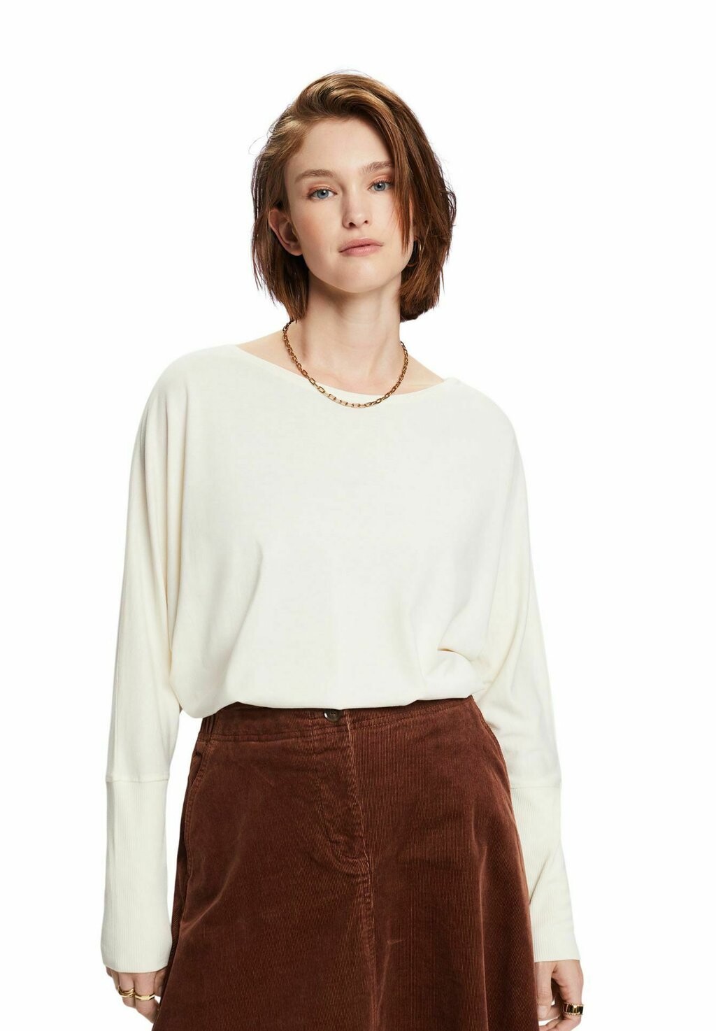 

Топ с длинными рукавами LOOSE FIT Esprit Collection, цвет ice