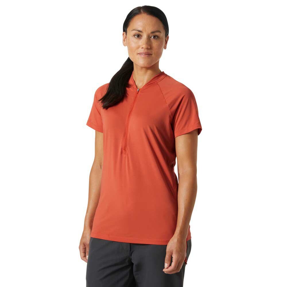 

Поло с коротким рукавом Helly Hansen Siren 1/2 Zip, оранжевый