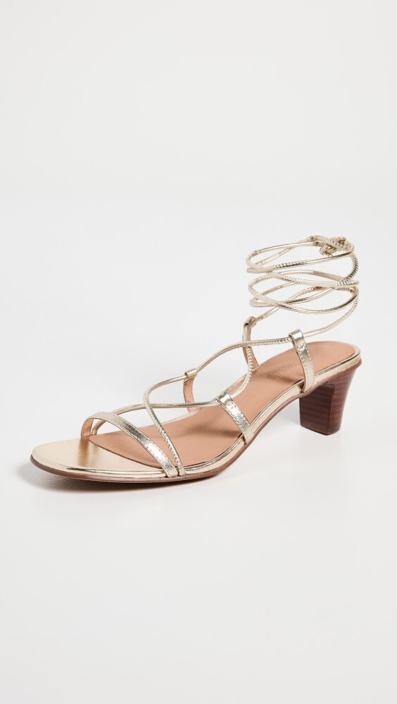 

Сандалии Madewell Jewell Lace Up Kitten Heels