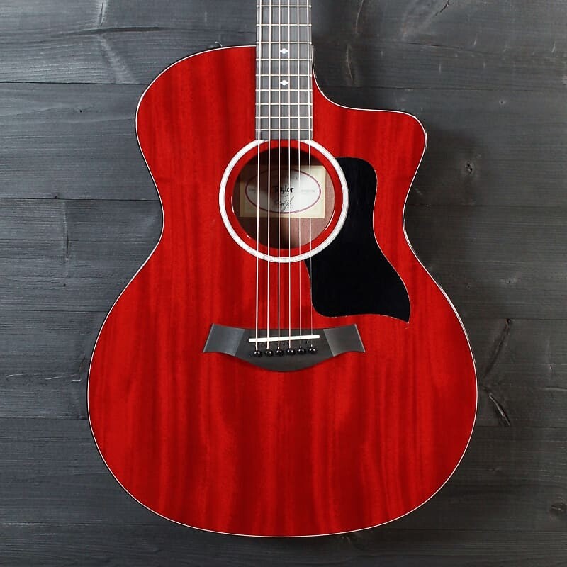 

Акустическая гитара Taylor 224ce DLX LTD Trans-Red Mahogany Top Limited Edition