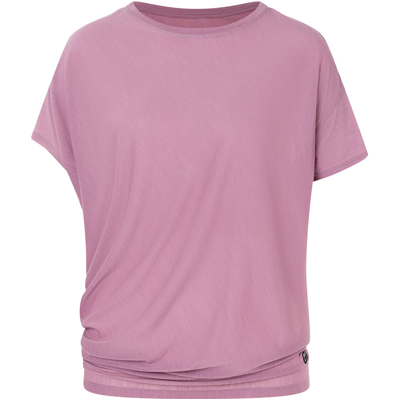 Женская свободная футболка для йоги Super.Natural, розовый