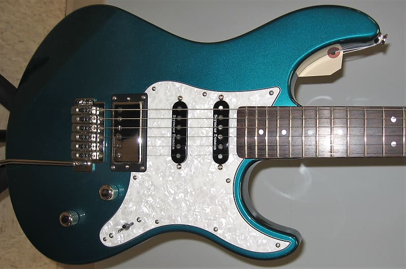 цена Электрогитара Yamaha PAC612VIIX Pacifica Solidbody Electric Guitar Rosewood Fretboard - Teal Green Metallic