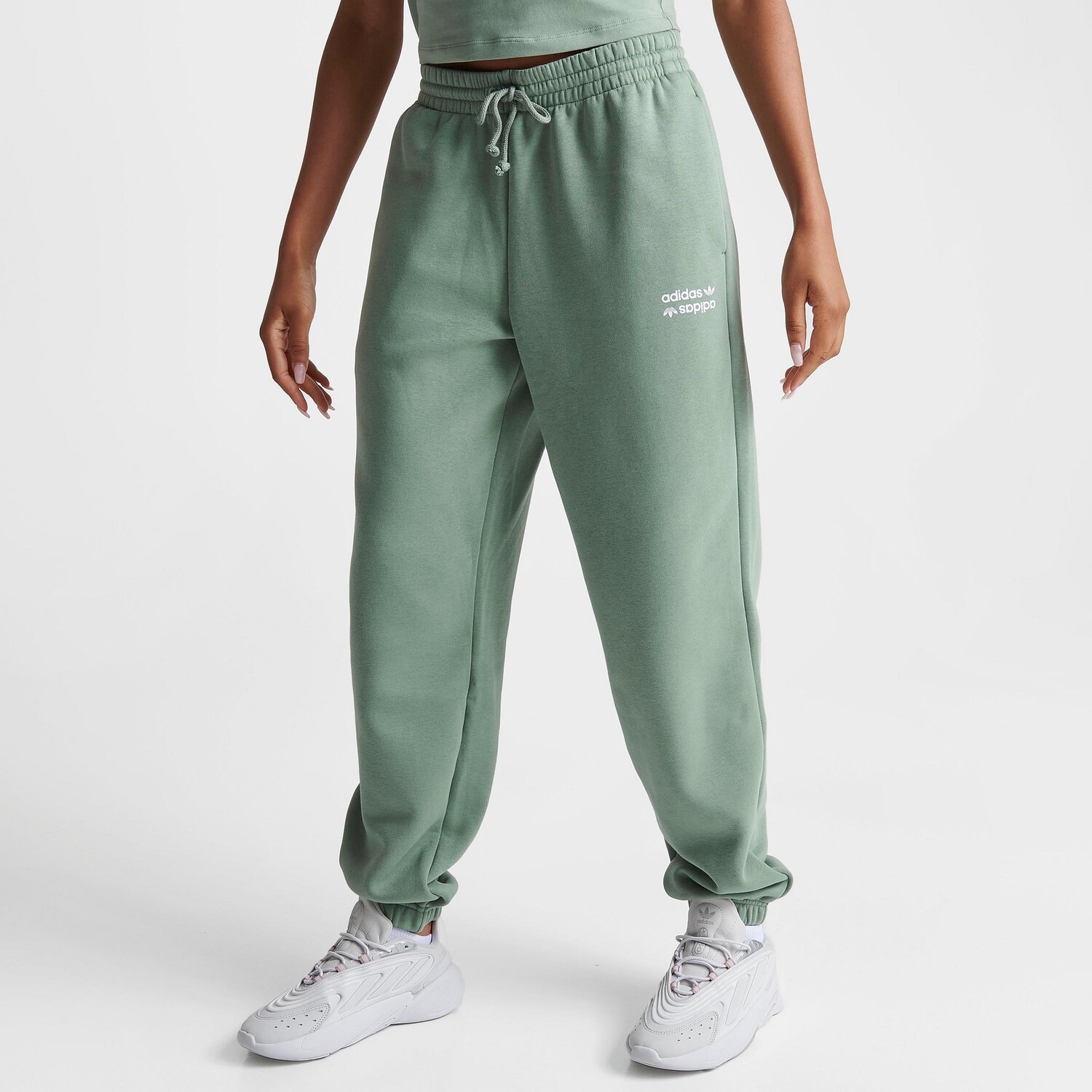 

Женские брюки-джоггеры adidas Originals Linear, зеленый