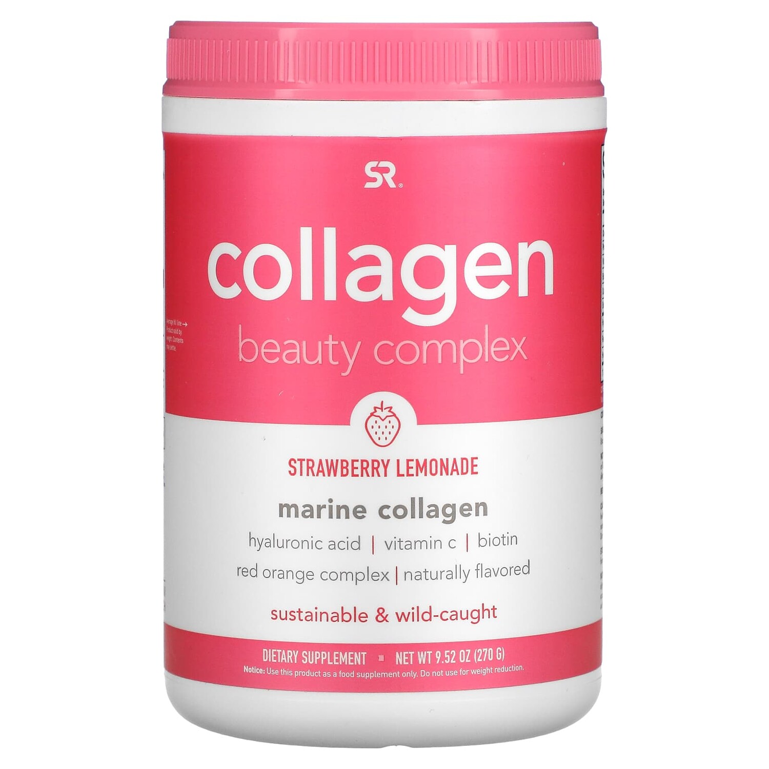 

Collagen Beauty Complex, клубничный лимонад, 270 г (9,52 унции), Sports Research