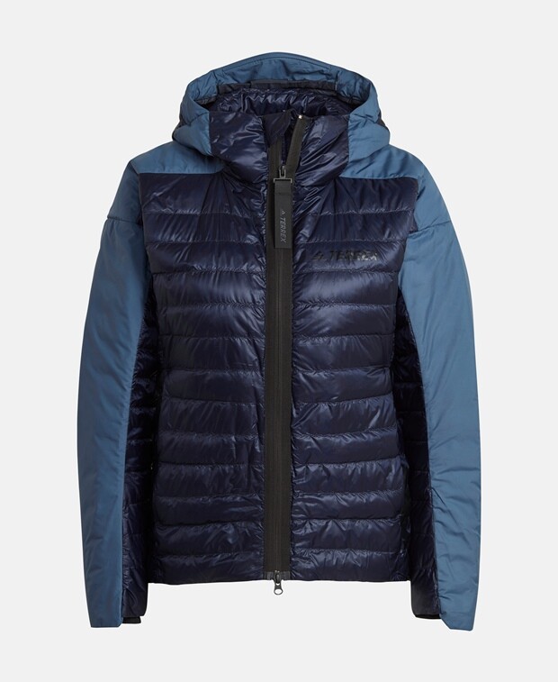 

Двойная пуховая куртка adidas Terrex, темно-синий
