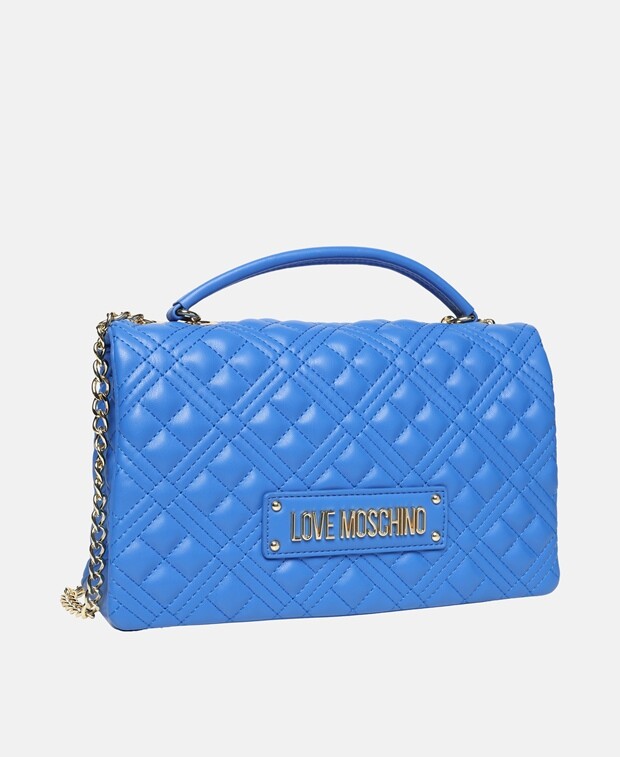 

Кожаная сумка через плечо Love Moschino, красный
